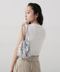 N Natural Beauty Basic/シャーリングフレンチスリーブニット/508043427
