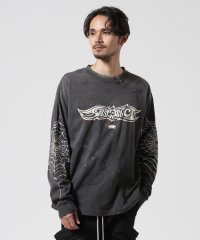 RoyalFlash/SAINT MICHAEL/セントマイケル/ML_LS TEE INSANITY BLACK/508043480