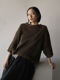 RADIATE/ラディエイト RADIATE ウォッシュデザインローゲージ7分丈ニット/508044655