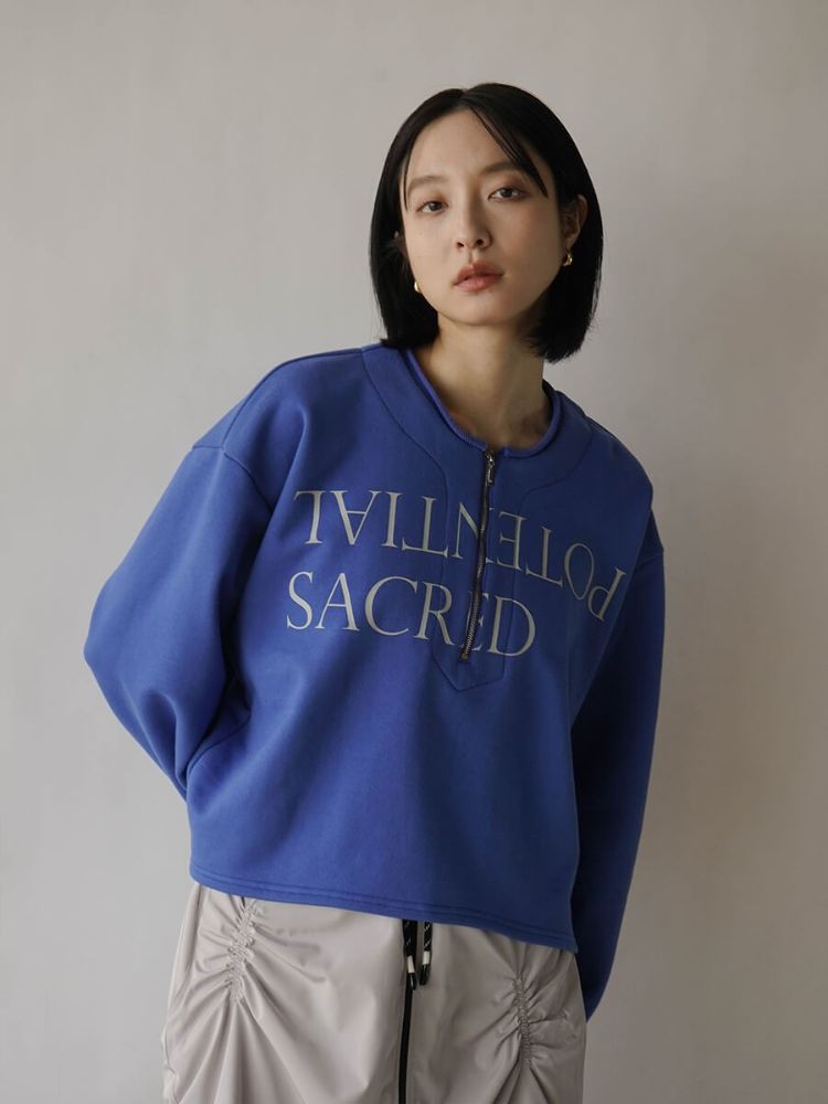 【新品】ヤマダヤ♡ラディエイト♡デザインスウェット♡モードトップス♡ 新品】ヤマダヤ♡ラディエイト♡デザインスウェット♡モード