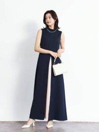 FENNEL/フェンネル FENNEL バイカラーインパンツワンピース/508044670