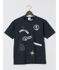 GRAND-BACK/グランバック GRAND－BACK 【大きいサイズ】シナコバ/SINA COVA 綿天竺 マリン クルーネック半袖Tシャツ/508044684