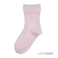 fukuske/フクスケ fukuske 福助 公式 靴下 クルー丈 無地 3363ー8100/505751524
