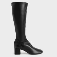 CHARLES & KEITH/【販売終了】ブロックヒール ロングブーツ 【再入荷】/507175542