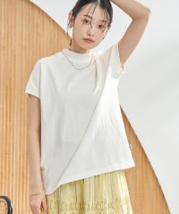 coen/USAコットンフレンチスリーブリピTシャツ（WEB限定カラー）/508010639
