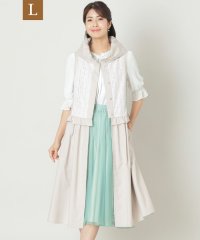 TO BE CHIC(L SIZE)/【L】ハイカウントタフタ マルチWAYジレ/508027623