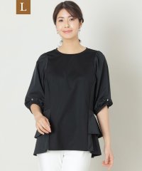 TO BE CHIC(L SIZE)/【L】タフタコンビティアード チュニック/508027628