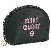 MARY QUANT/マリークワント MARY QUANT グリッターレトロロゴ ラウンドポーチL/508039187