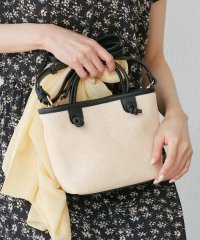 ROPE PICNIC PASSAGE/ノットハンドルキャンバスコンビミドルトート＆ショルダーバッグ/508045733