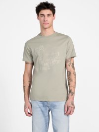 GUESS/ゲス GUESS SS Bsc West Coast Palm Tee/508045797