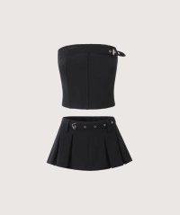 LA POMME petit/ラポミ プチ LA POMME petit Lace Up Tube Top Set Up/508045889