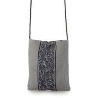 KANKAN/カンカン KANKAN リボン刺繍フラットショルダーバッグ/508045892