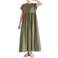 KOBE LETTUCE/コウベレタス KOBE LETTUCE マキシ丈ボリュームワンピース【フレンチスリーブ】 [E1892]/508046003