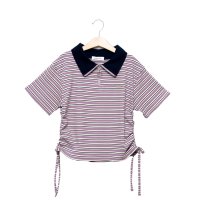 Lovetoxic/ラブトキシック Lovetoxic ハーフZIPドロストTシャツ/508046063