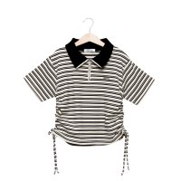 Lovetoxic/ラブトキシック Lovetoxic ハーフZIPドロストTシャツ/508046063