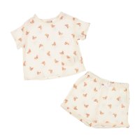 petit main/プティマイン petit main ガーゼ総柄セットアップ【返品不可商品】/508046077