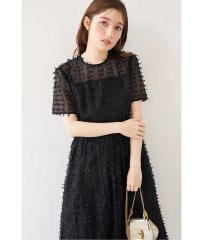 tocco closet/トッコクローゼット tocco closet ウエストリボン付きシアーフリンジワンピース/508046085