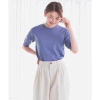 Honeys/ハニーズ Honeys 5分袖クルーネックニット トップス ニット セーター クルーネックニット クルーネック ウォッシャブル ECOVERO レーヨン混 レデ/508046215