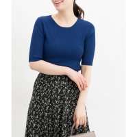 Honeys/ハニーズ Honeys ボートネックニット トップス ニット セーター UVカット ウォッシャブル オフィス きれいめ ボートネック 無地 ボーダー柄 レディー/508046220