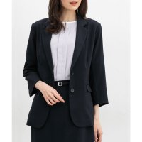 Honeys/ハニーズ Honeys 8分袖2つ釦テーラードジャケット アウター ジャケット テーラードジャケット 接触冷感 セットアップ 大きいサイズ オフィス レディース/508046231