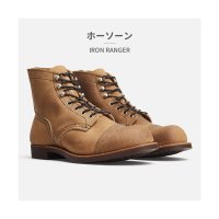 REDWINGSHOES/レッドウィング RED WING ブーツ メンズ アイアンレンジャー レッドウィング IRON RANGER ショートブーツ レースアップ 米国製 本革/508046319