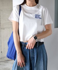 and　Me.../アンドミー andme ANME エンブロイダリー ロゴ ショート丈 Tシャツ/508046548