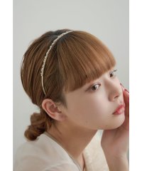 niana/ニアナ niana パールビーズカチューシャ 結婚式 入学式 卒業式 オケージョン パーティー お呼ばれ ディナー ゴールド シルバー 細め 普段使い/508046689