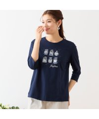 LOBJIE/【洗える・日本製】パフューム刺繍 カットソー/508046757