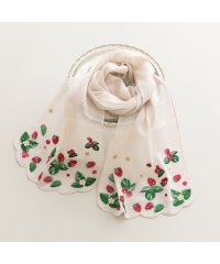 Rose Tiara(L SIZE)/【再入荷】スカラップ刺繍いちご柄ストール/508046760