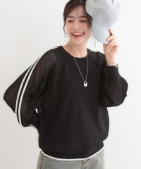 SHOO・LA・RUE Cutie Blonde/キューティーブロンド Cutie Blonde 麻タッチメッシュラインニット/508046874