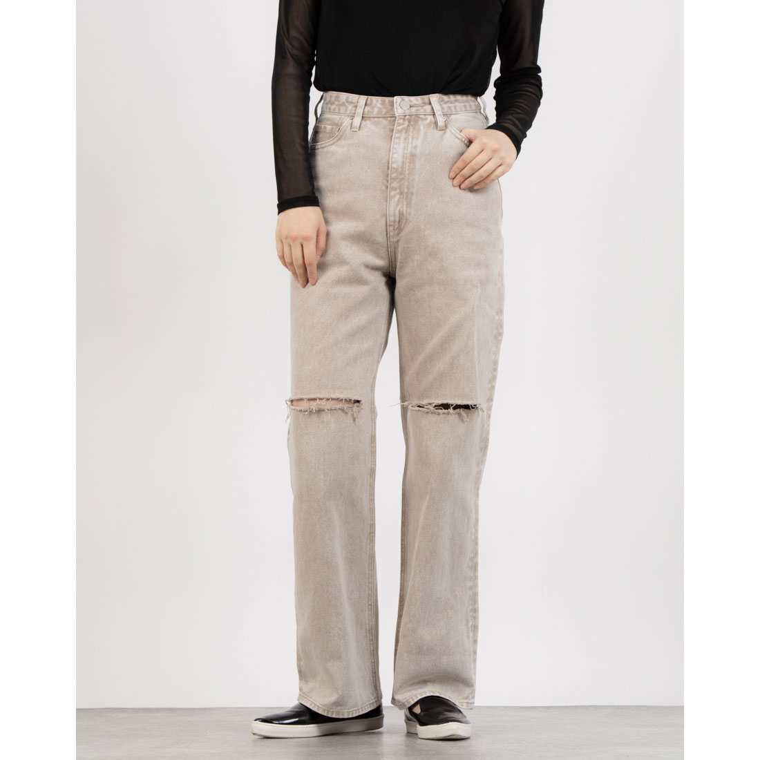 セール】クラネ CLANE SLASH CUT DENIM PANTS(508047164