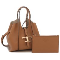 TODS/トッズ TOD'S ハンドバッグ ショルダーバッグ Tタイムレス ショッピングバッグ ミニ ベージュ レディース TOD'S XBWTSBA9100 Q8E S/508047283
