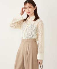 SHIPS Colors WOMEN/SHIPS Colors:スカラップ レース シャツ/508047298