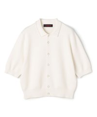 CABaN /CABaN コットンカシミヤ パールポロカーディガン/508047529