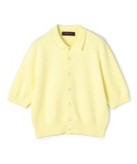 CABaN /CABaN コットンカシミヤ パールポロカーディガン/508047529