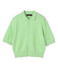 CABaN /CABaN コットンカシミヤ パールポロカーディガン/508047529
