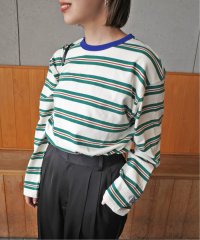 SLOBE IENA/VOTE MAKE NEW CLOTHES STRIPE T SHIRT 25SSVMNC－013CS/508047532