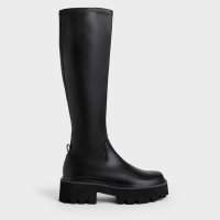 CHARLES & KEITH/チャンキープラットフォーム ロングブーツ 【再入荷】/508047539
