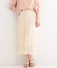 SHOO・LA・RUE/かぎ針風パッチワークが大人かわいいニットスカート/508047550