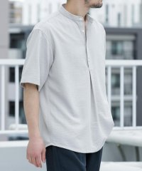 URBAN RESEARCH ROSSO/『WEB限定』『セットアップ対応/XLサイズあり』リネンライクバンドカラープルオーバー/508047629