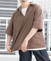 URBAN RESEARCH ROSSO/『WEB限定』『セットアップ対応/XLサイズあり』シアサッカースキッパー半袖シャツ/508047632