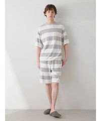 GELATO PIQUE HOMME/【HOMME】スムーズィーlite2ボーダーハーフパンツ/508047774