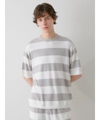 GELATO PIQUE HOMME/【HOMME】スムーズィーlite2ボーダープルオーバー/508047776