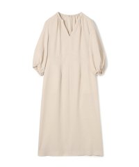 Ballsey/コンパクトサッカー ギャザーVネックワンピース/508047825