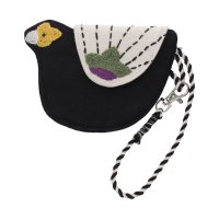 KANKAN/カンカン KANKAN トリ刺繍カードケース/508048011