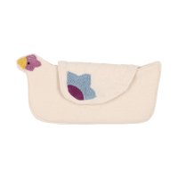 KANKAN/カンカン KANKAN トリ刺繍メガネケース/508048016