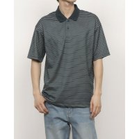TIGORA/ティゴラ TIGORA メンズ 半袖ポロシャツ ボーダーポロシャツ SOLOTEX(R)使用 TR－9C1065PS/508048037