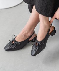 welleg/ウェレッグ welleg リボンギャザー バックストラップパンプス/508048050