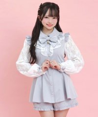 Secret Honey/シークレットハニー Secret Honey ラッフル袖レース長袖セットアップ/508048060