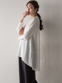 la.f…(Lsize)/ラ エフ エルサイズ la.f…(Lsize) 【大きいサイズ】【biyori】”着心地さらっと”万能フレアチュニック≪洗濯機で洗える≫/508048181